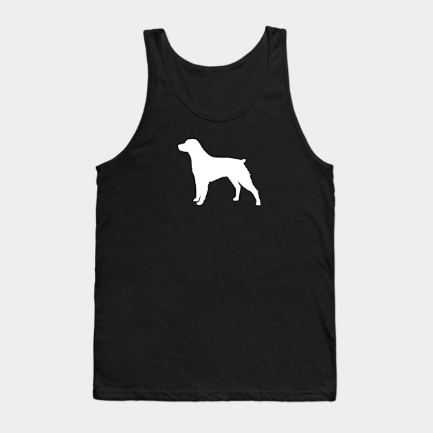 Brittany Spaniel Silhouette Tank Top by Coffee Squirrel